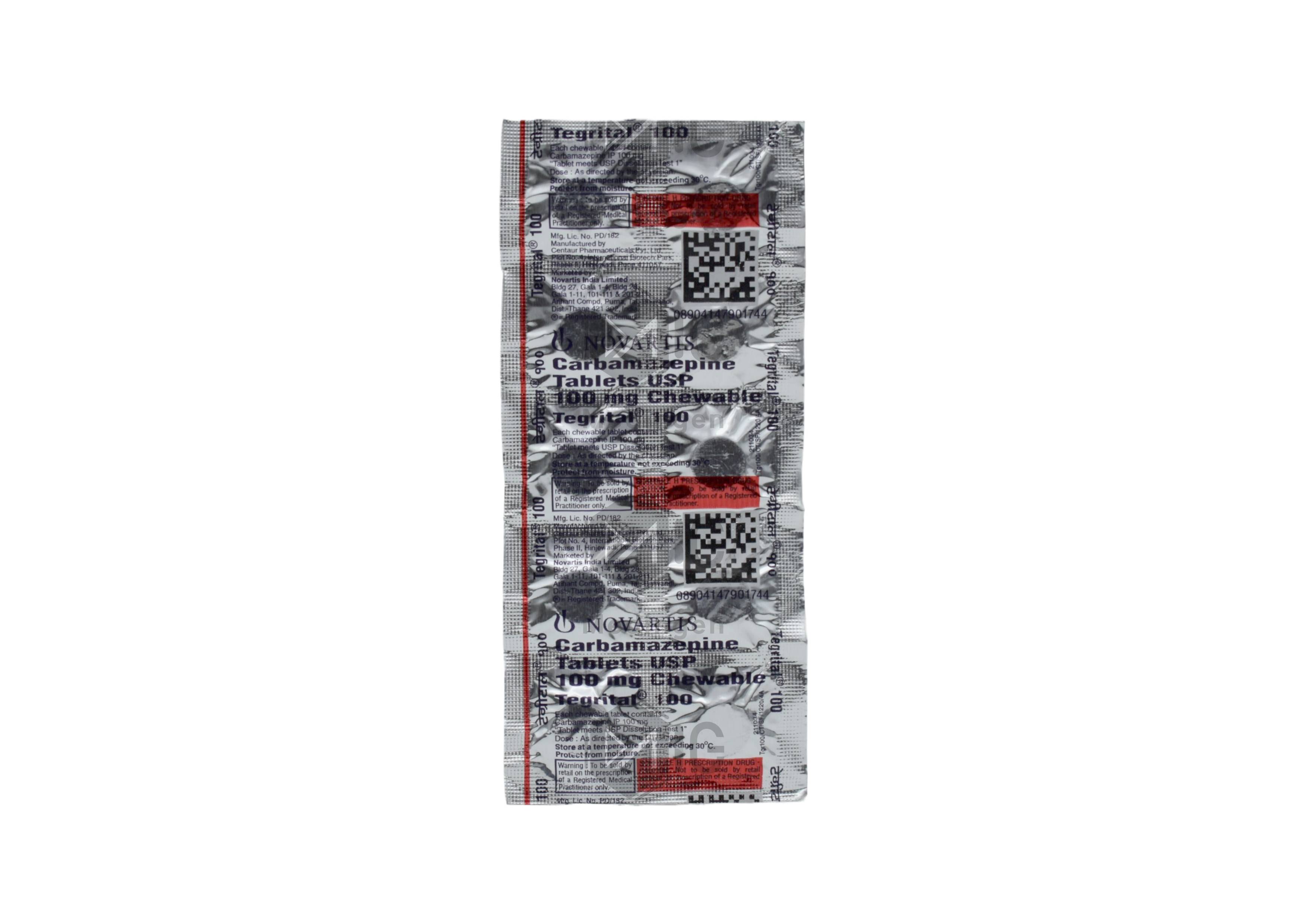 TEGRITAL 100MG